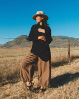 Natural Yoga Pant From Cotton Flower Clothing