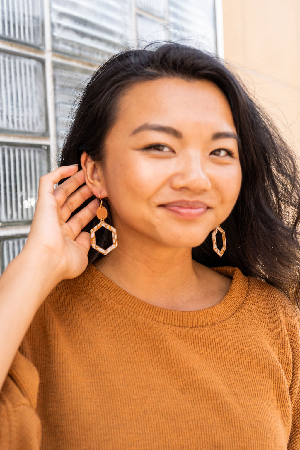 Lennox Earrings - Pumpkin Spice from Spiffy & Splendid