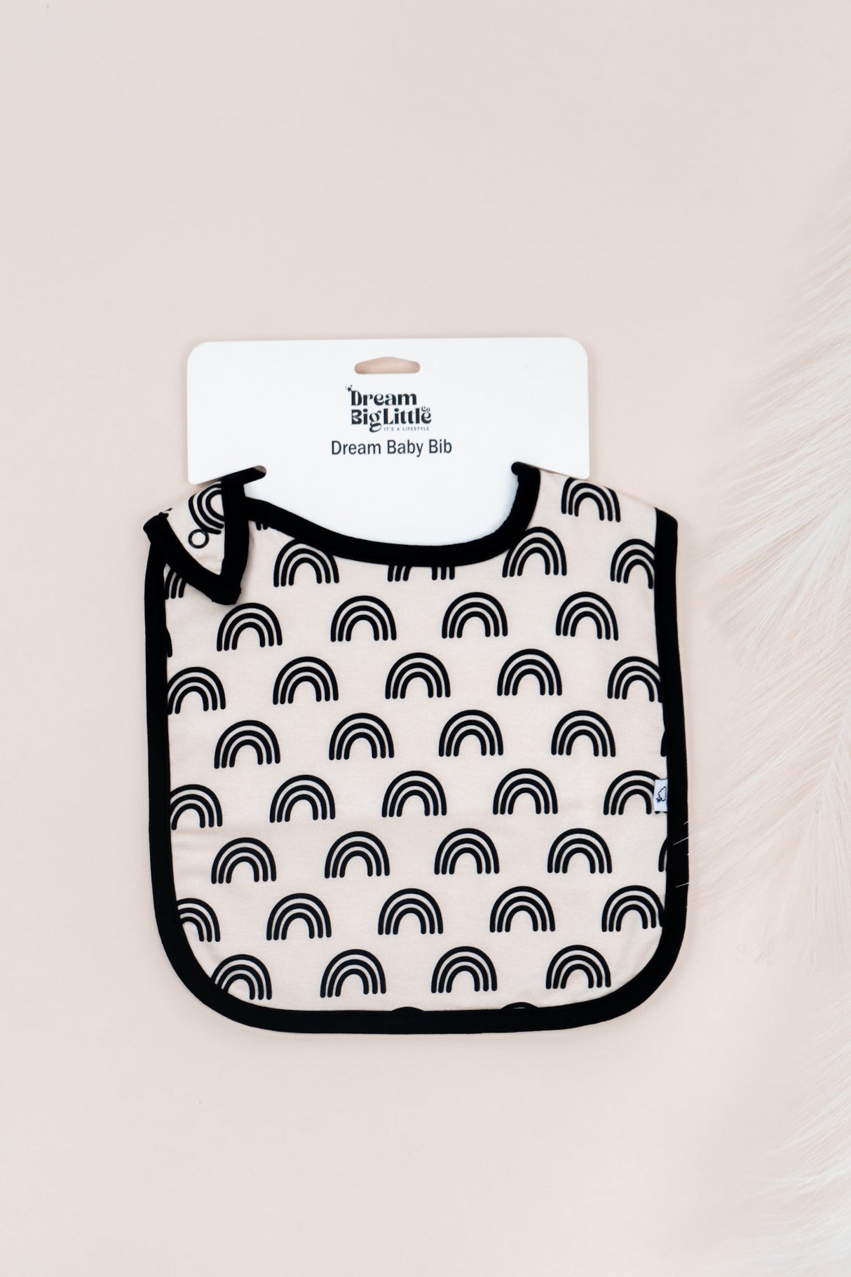 SIMPLE RAINBOW DREAM BABY BIB from DREAM BIG LITTLE CO