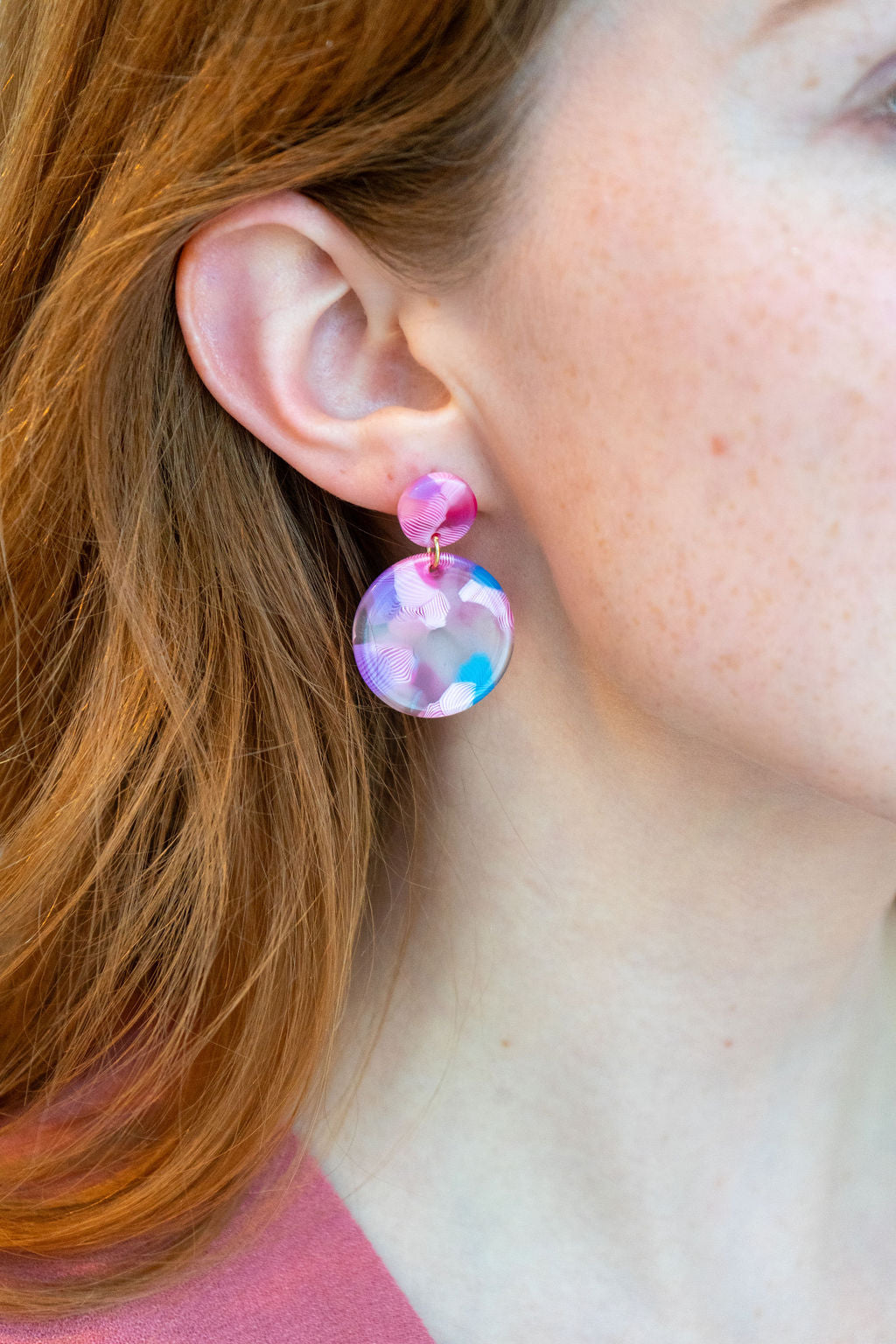 Addy Earrings - Cotton Candy from Spiffy & Splendid
