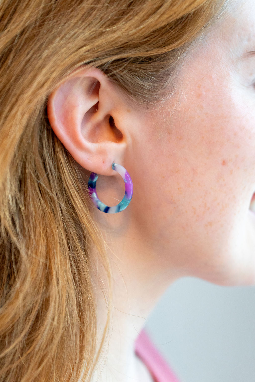 Cam Mini Hoops - Purple Party from Spiffy & Splendid
