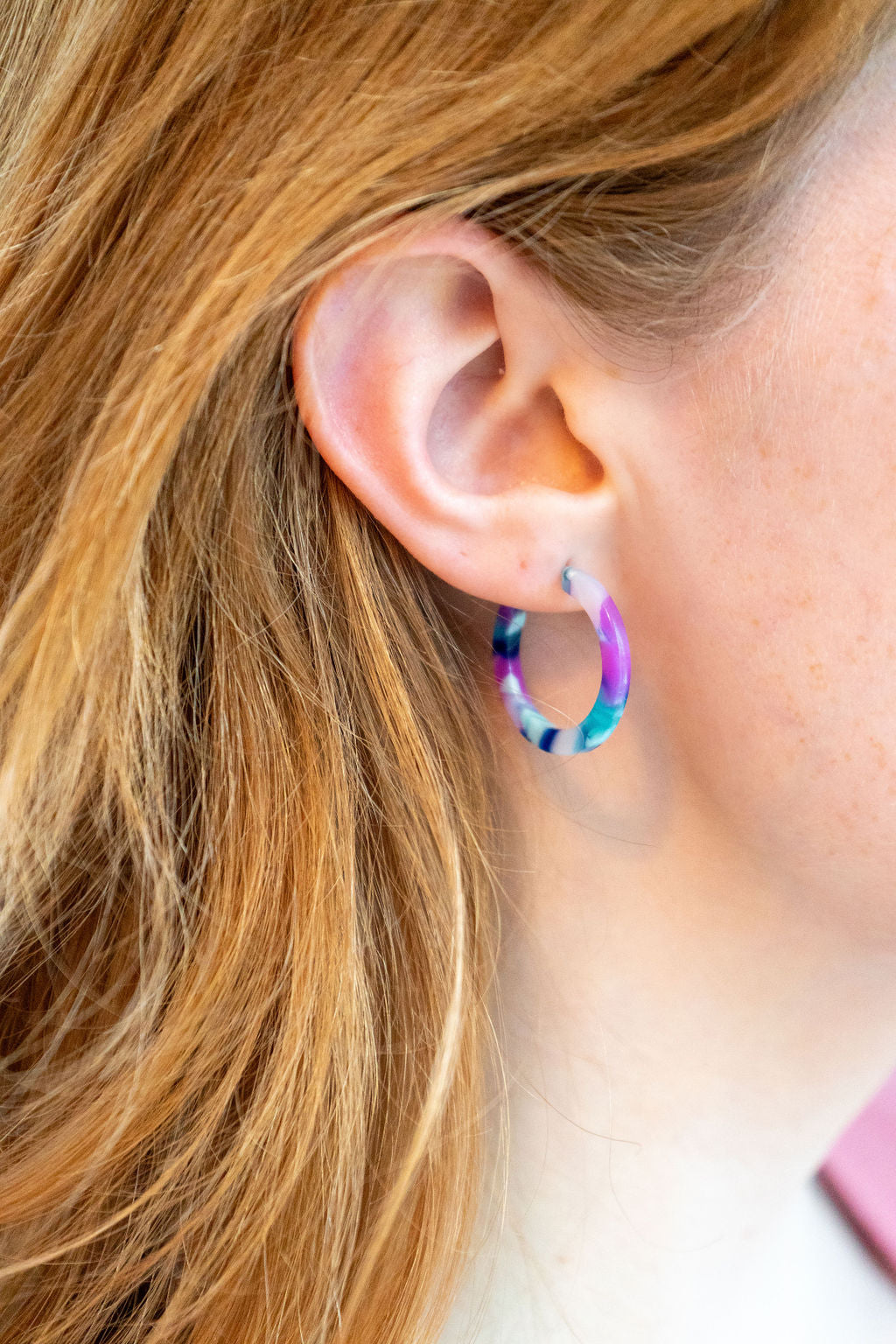 Cam Mini Hoops - Purple Party from Spiffy & Splendid
