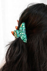 Carmen Hair Claw - Sea Green from Spiffy & Splendid