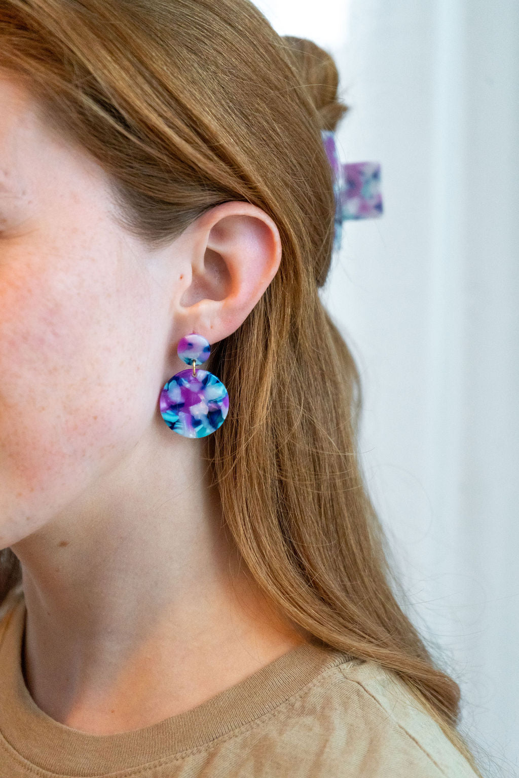 Addy Earrings - Purple Party from Spiffy & Splendid