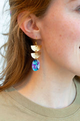 Elena Earrings - Purple Party from Spiffy & Splendid