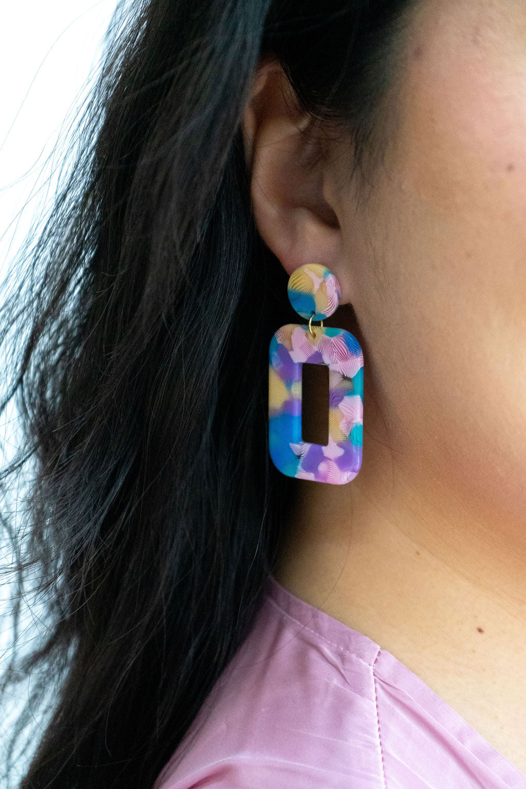 Margot Earrings - Watercolor from Spiffy & Splendid