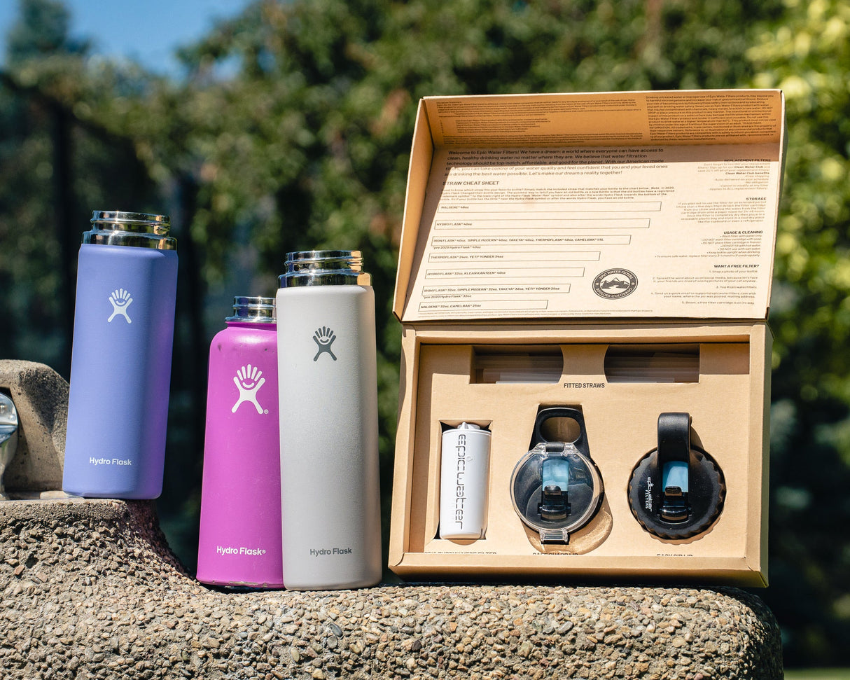 The Answer 2.0 | Compatible With Hydro Flask, Nalgene, and More! from Epic Water Filters USA