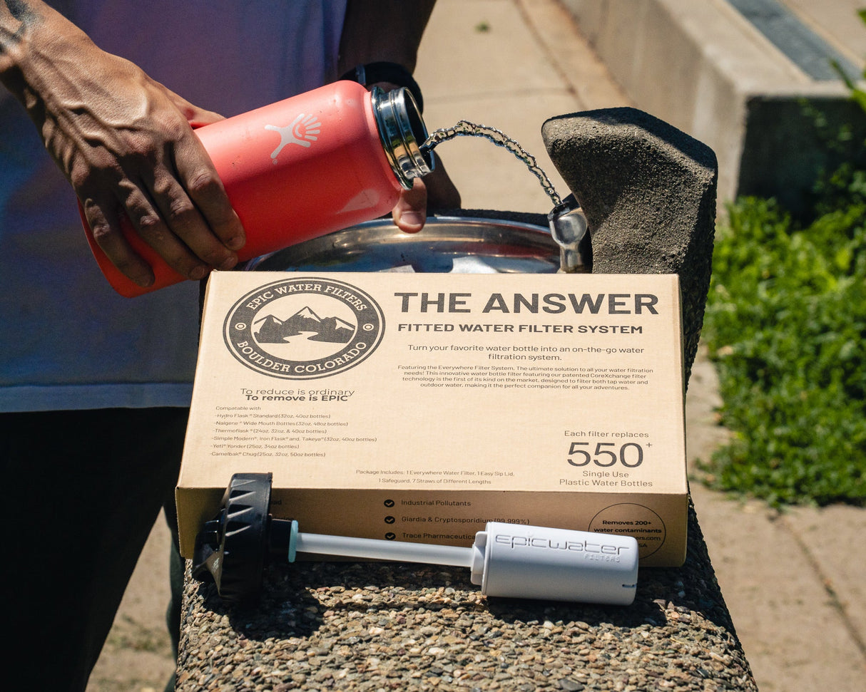 The Answer 2.0 | Compatible With Hydro Flask, Nalgene, and More! from Epic Water Filters USA