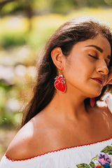Anatomical Heart Hoops from LE CHIC MIAMI