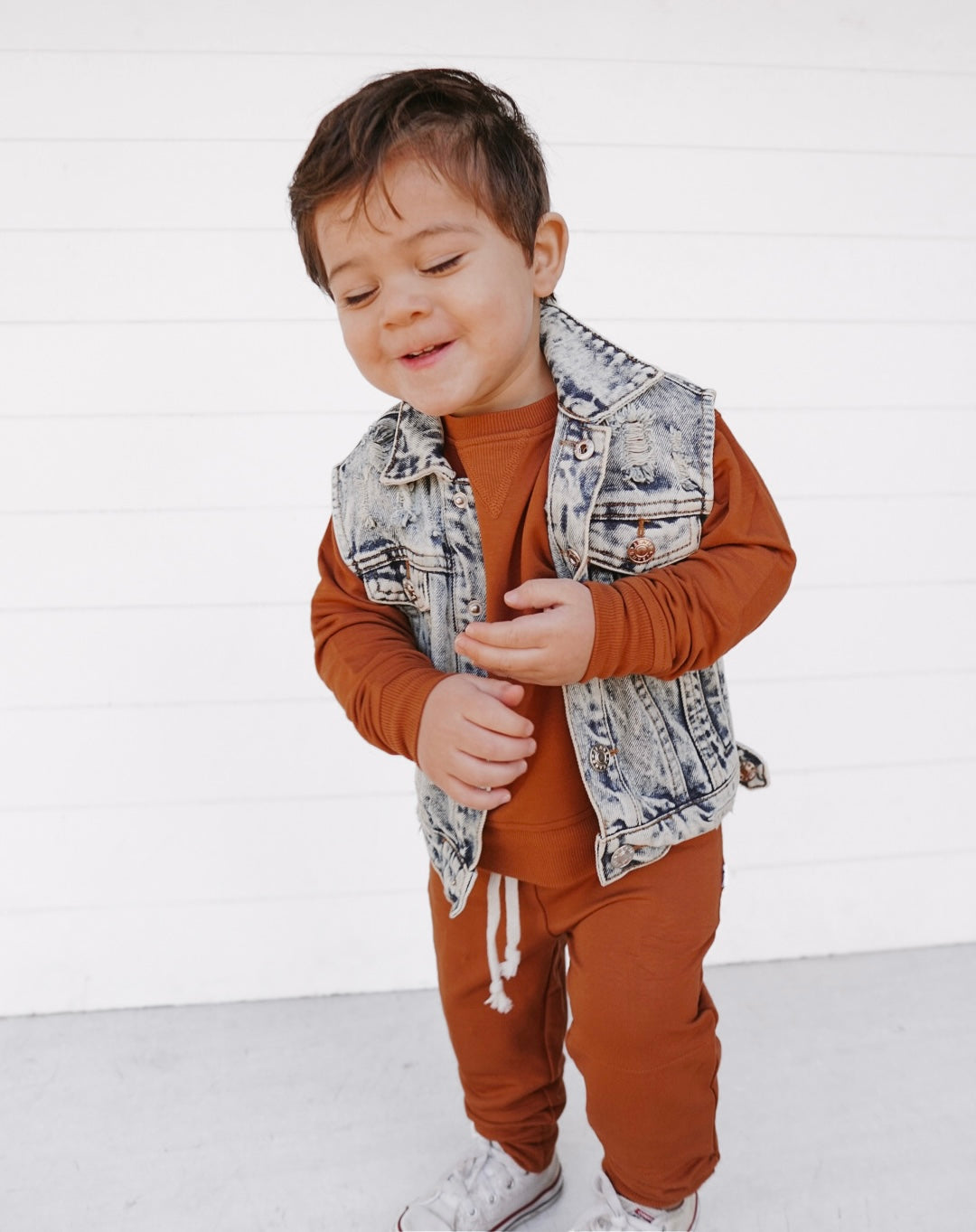 COPPER TERRY DREAM PULLOVER from DREAM BIG LITTLE CO