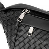 The Riley | Woven Leather Sling Bag from Babs+Birdie