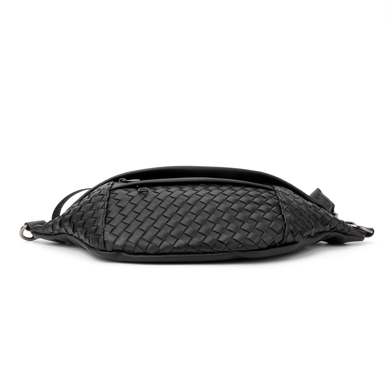 The Riley | Woven Leather Sling Bag from Babs+Birdie