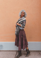 Tiered Pocket Skirt From Cotton Flower Clothing
