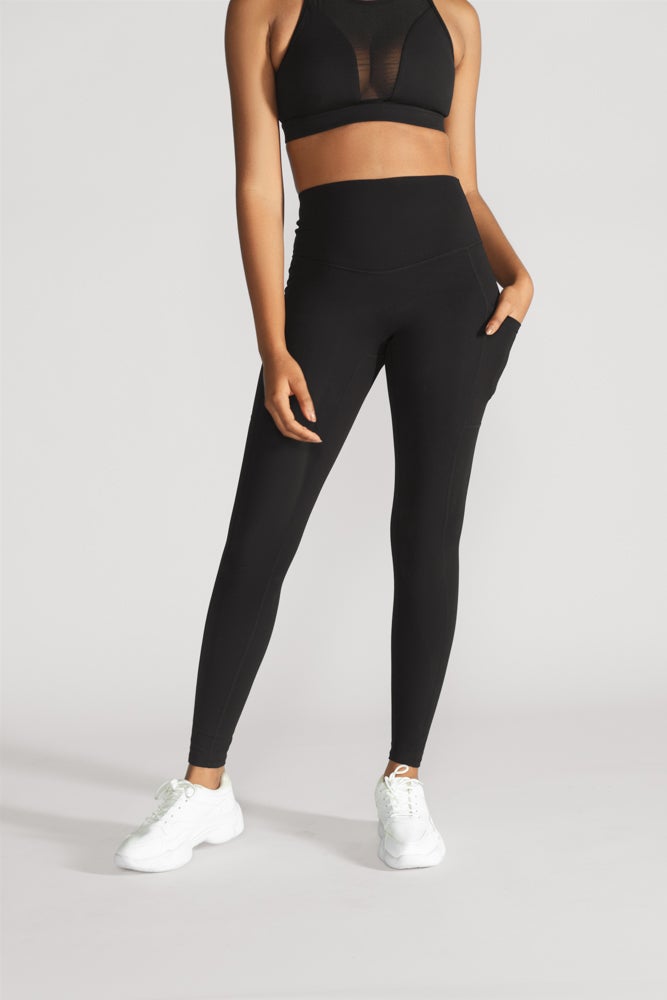 Supersculpt™ Leggings with Pockets - Black from POPFLEX