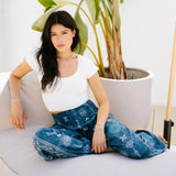 Cosmic Teal Harem Pants From LotusAndLuna