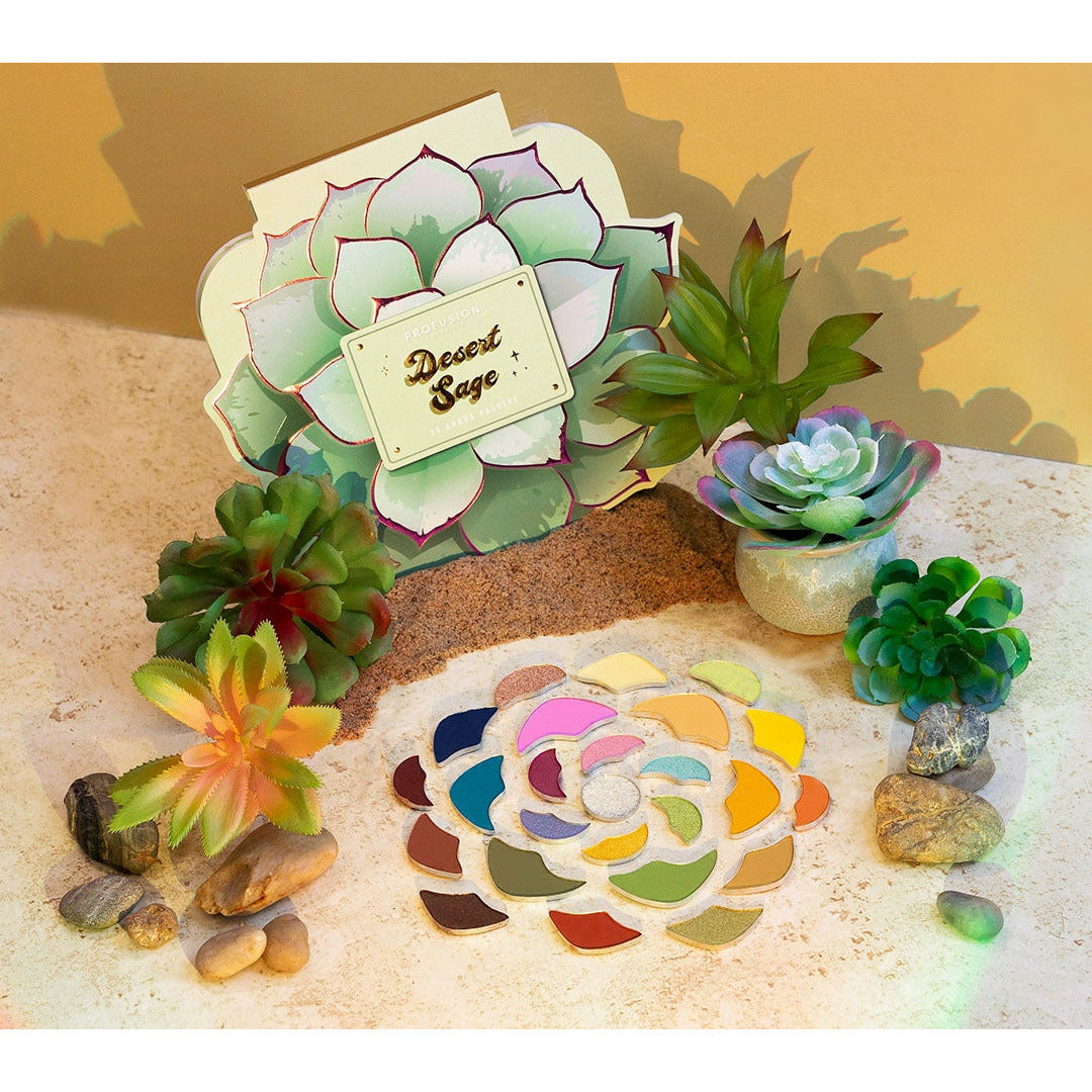 Desert Sage | 25-Shade Palette from Profusion Cosmetics