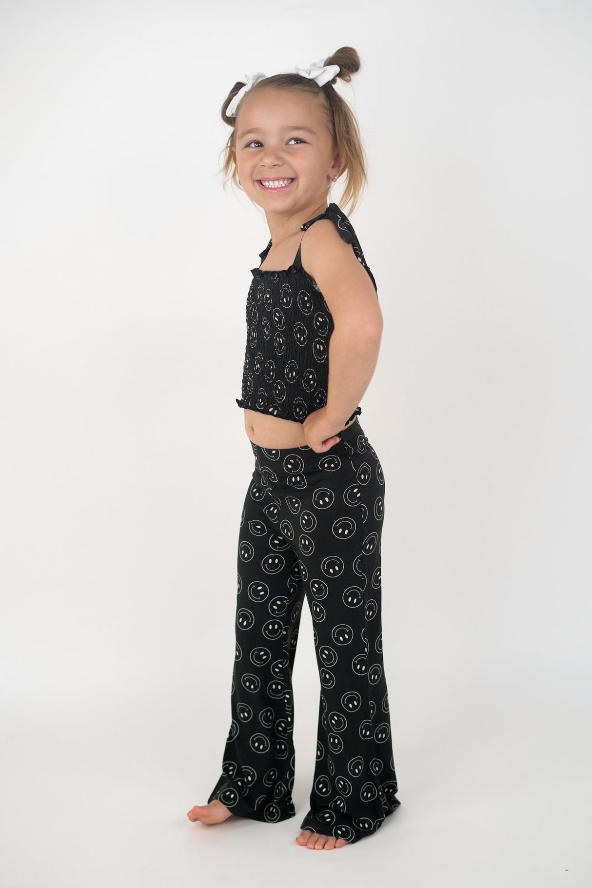 MIDNIGHT SMILES DREAM SMOCKED FLARE SET from DREAM BIG LITTLE CO