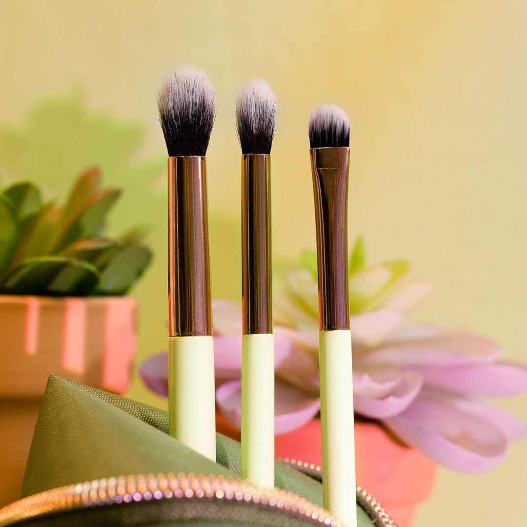 Desert Sage | Blend & Stand 4pc Bag & Brush Set from Profusion Cosmetics