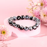The Pattern Breaker – Snowflake Obsidian Bracelet from Conscious Items