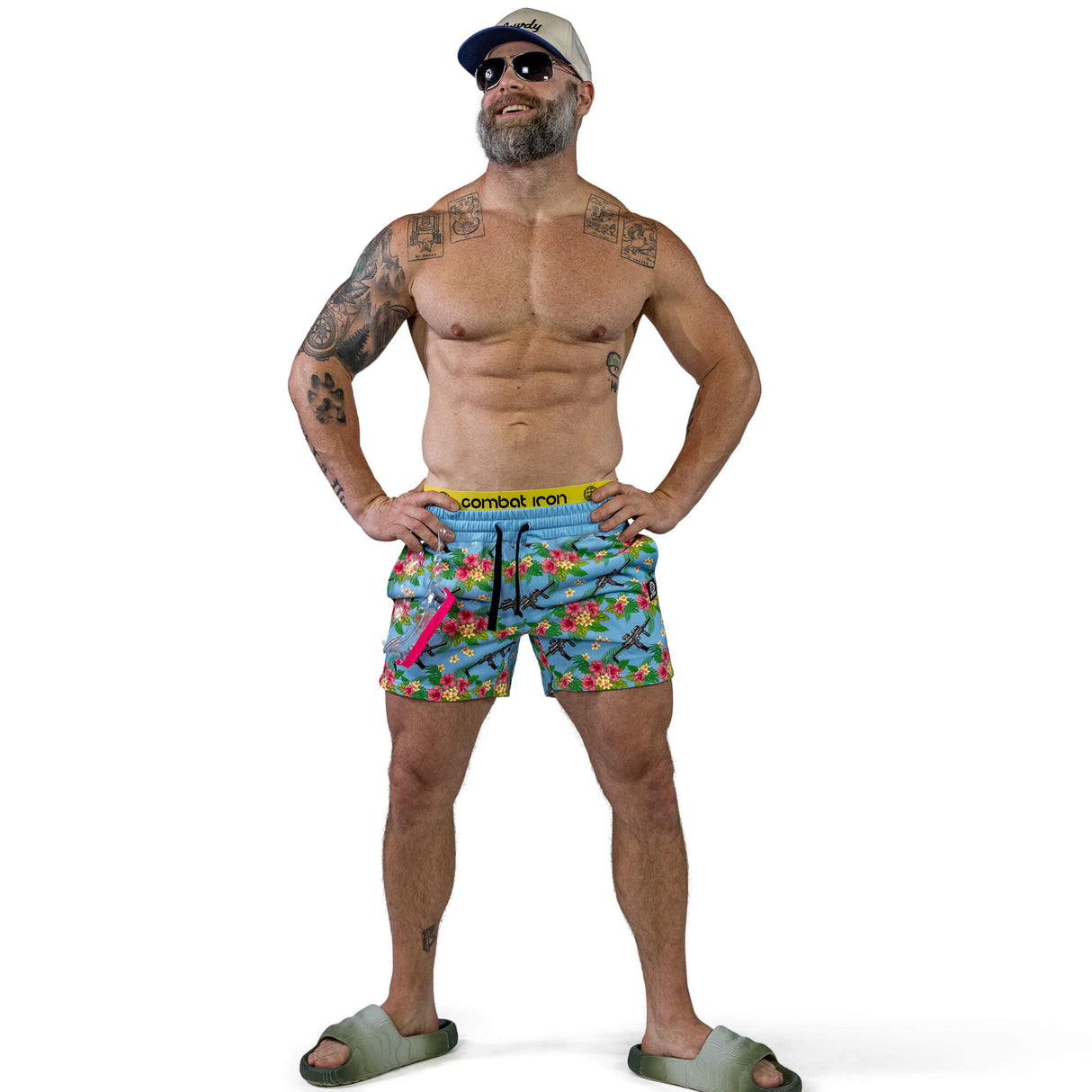 Men's Lounge Sweat Shorts | 5.5" from Combat Iron Apparel