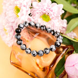 The Pattern Breaker – Snowflake Obsidian Bracelet from Conscious Items