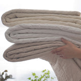 Ava Diamond Oversized Cotton Quilt Set from LushDecor