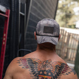American Flag PVC Waterproof Weekender Snapback from Combat Iron Apparel