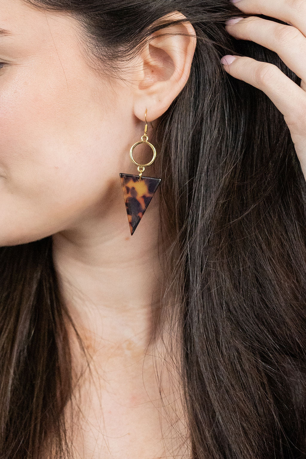 Olivia Earrings - Tortoise from Spiffy & Splendid