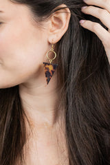 Olivia Earrings - Tortoise from Spiffy & Splendid