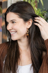 Olivia Earrings - Tortoise from Spiffy & Splendid