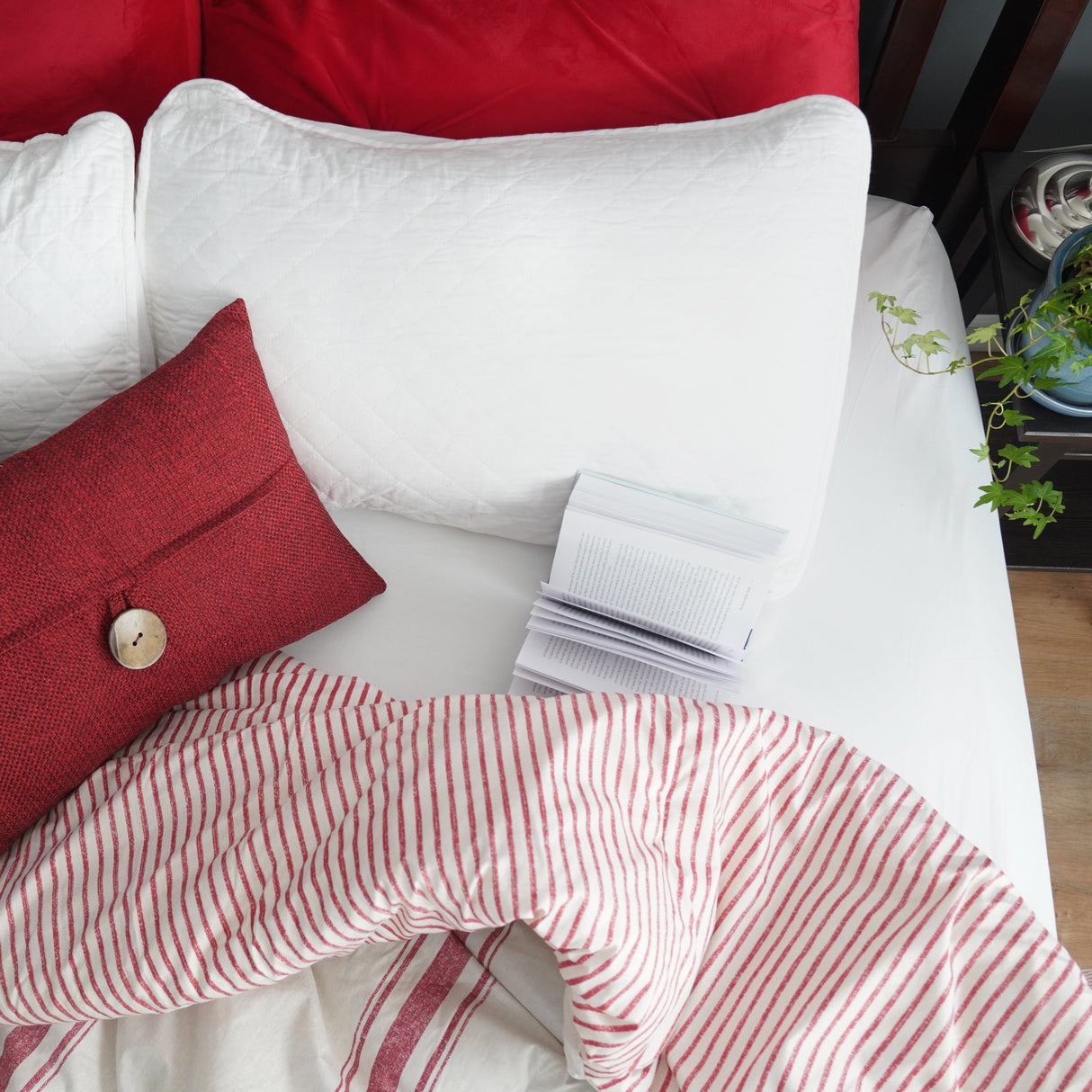 Ava Diamond Oversized Cotton Quilt Set from LushDecor