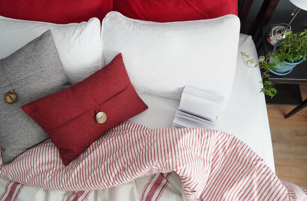 Ava Diamond Oversized Cotton Quilt Set from LushDecor