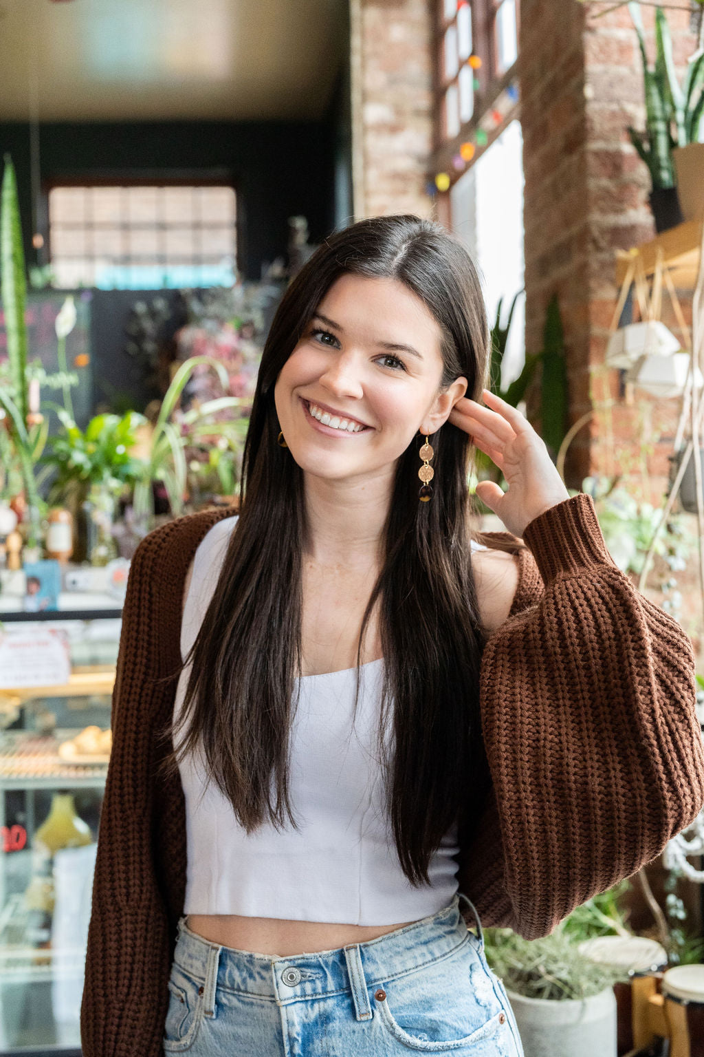 Evelyn Earrings - Tortoise from Spiffy & Splendid