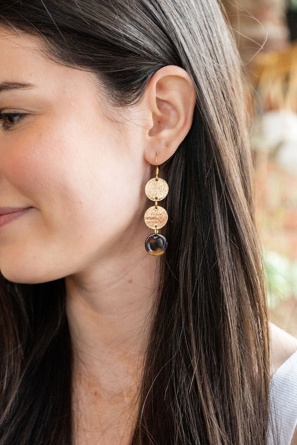 Evelyn Earrings - Tortoise from Spiffy & Splendid