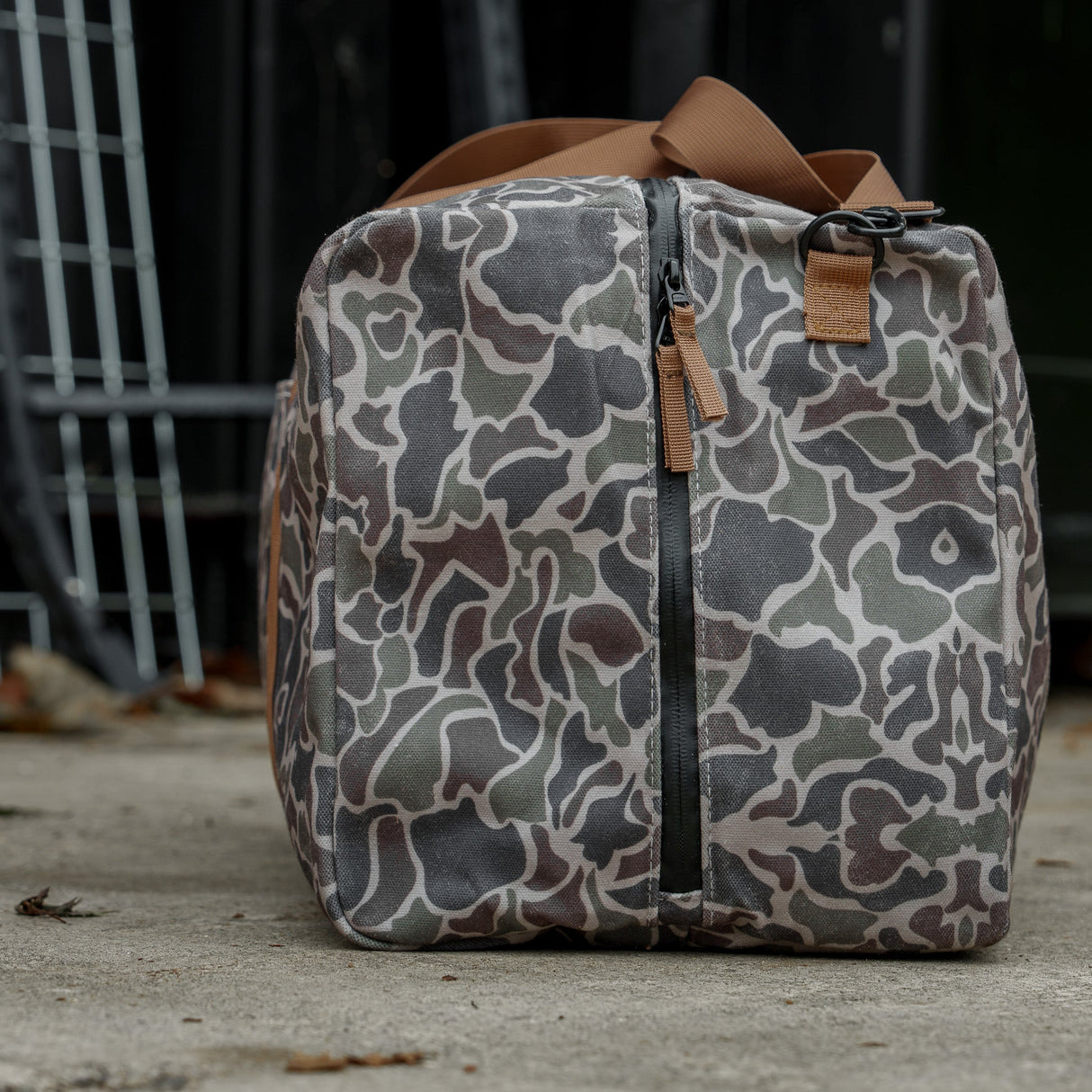 Waterproof XL 57.5L Waxed Duffle Bag from Combat Iron Apparel