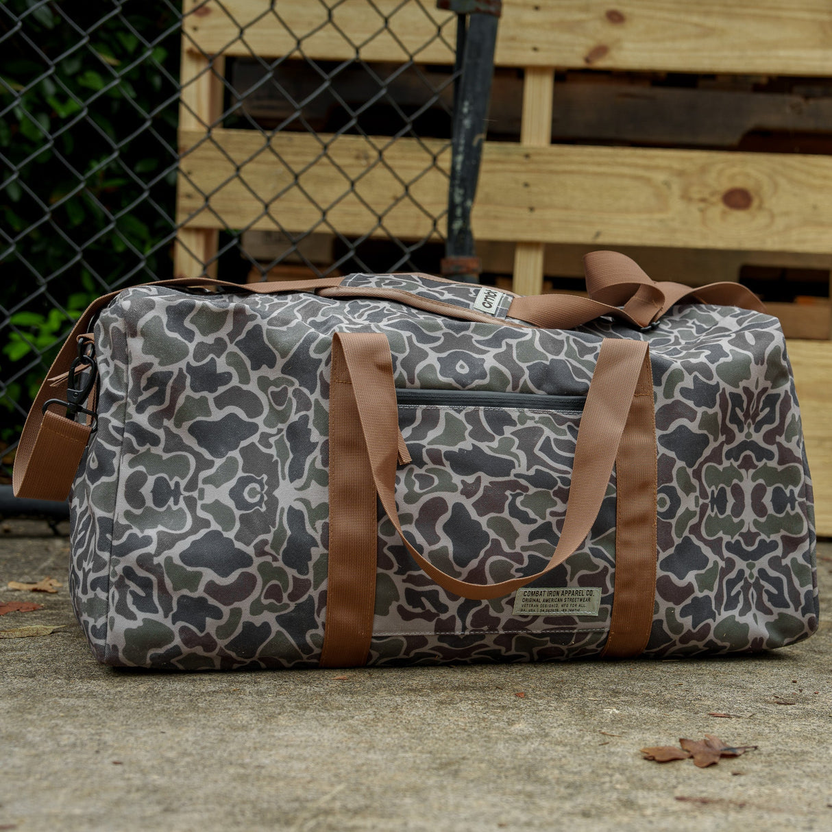 Waterproof XL 57.5L Waxed Duffle Bag from Combat Iron Apparel