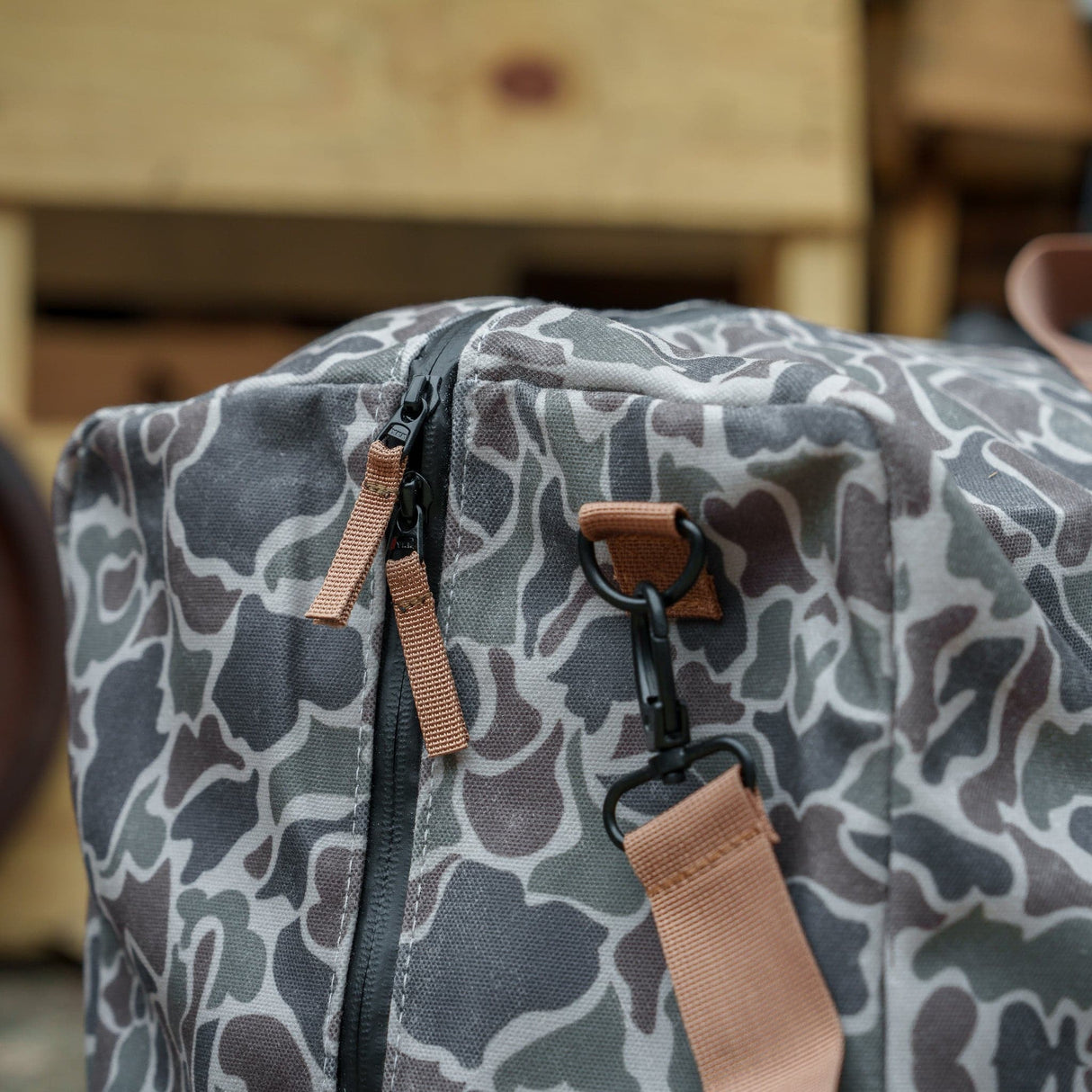 Waterproof XL 57.5L Waxed Duffle Bag from Combat Iron Apparel