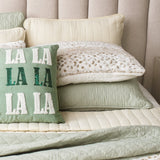Ava Diamond Oversized Cotton Quilt Set from LushDecor