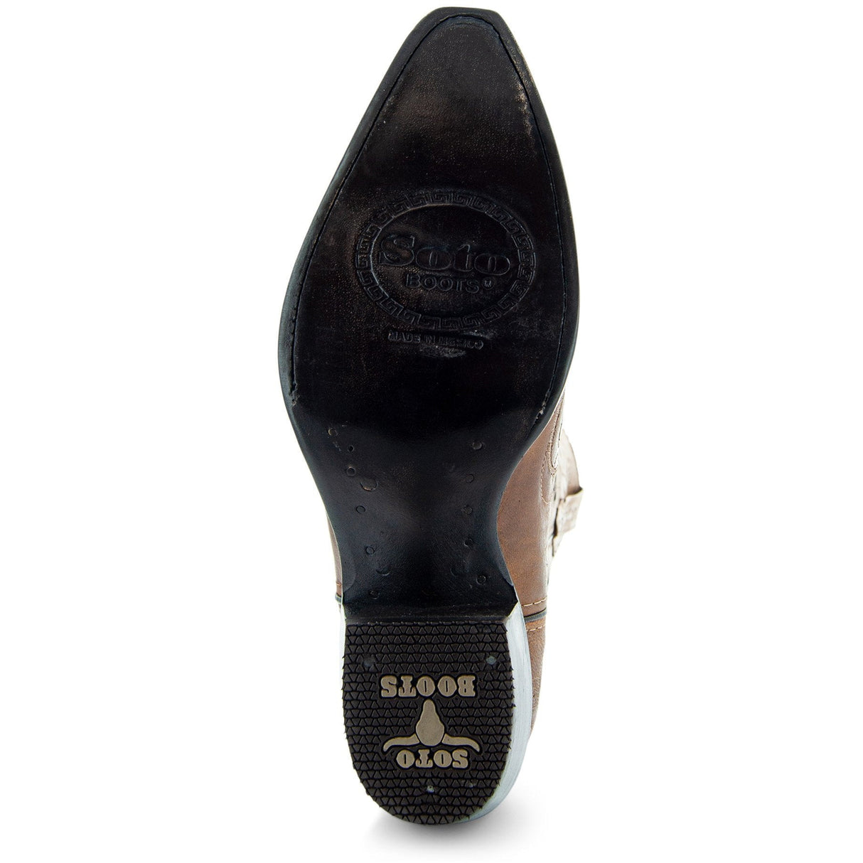 Tan Rose Inlayed Women's Cowgirl Boots (M50032) from Soto Boots