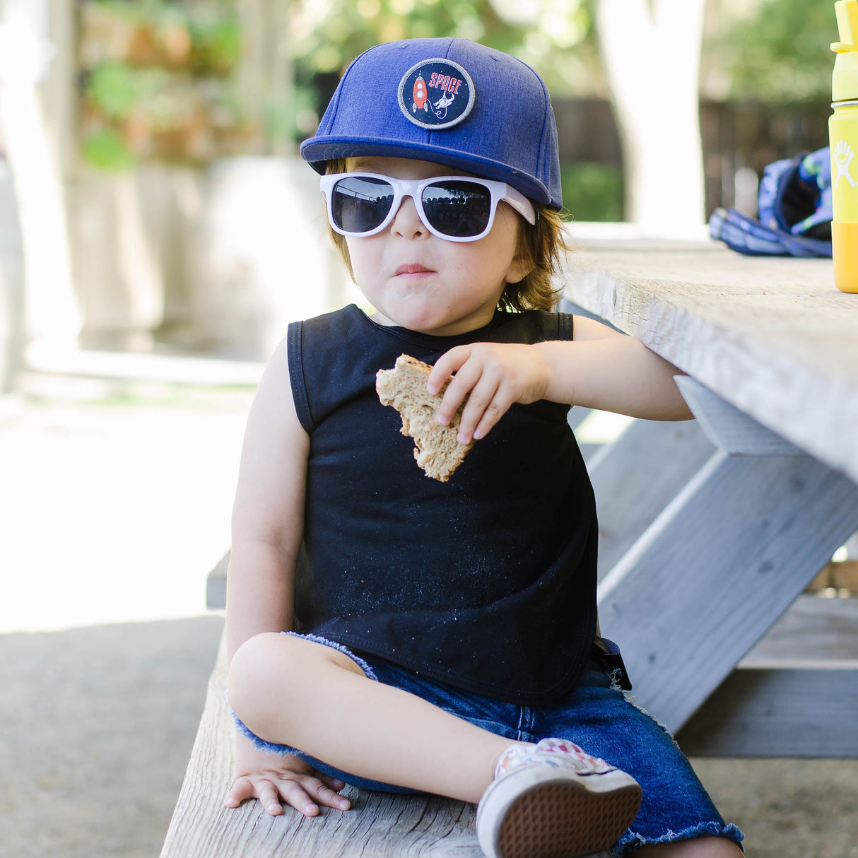 Solid Black Minimalist Bapron from BapronBaby
