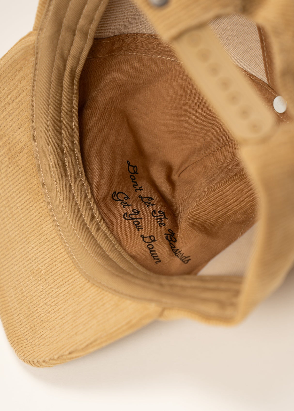 Quality Goods Hat from Iron & Resin