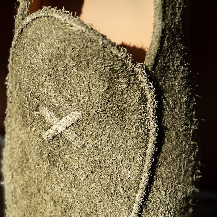 Men's Olive Textured Suede Milano Loafer From Del Toro Shoes