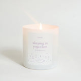 Sleeping in Yoga Class from Literie Candles