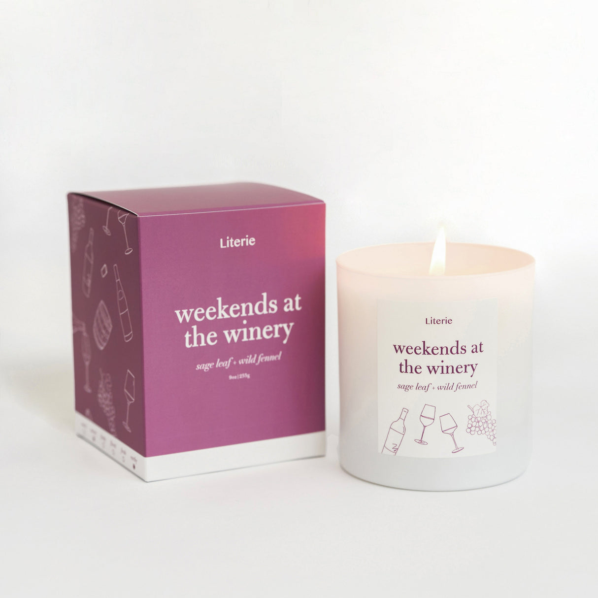 Weekends at the Winery Literie Candles
