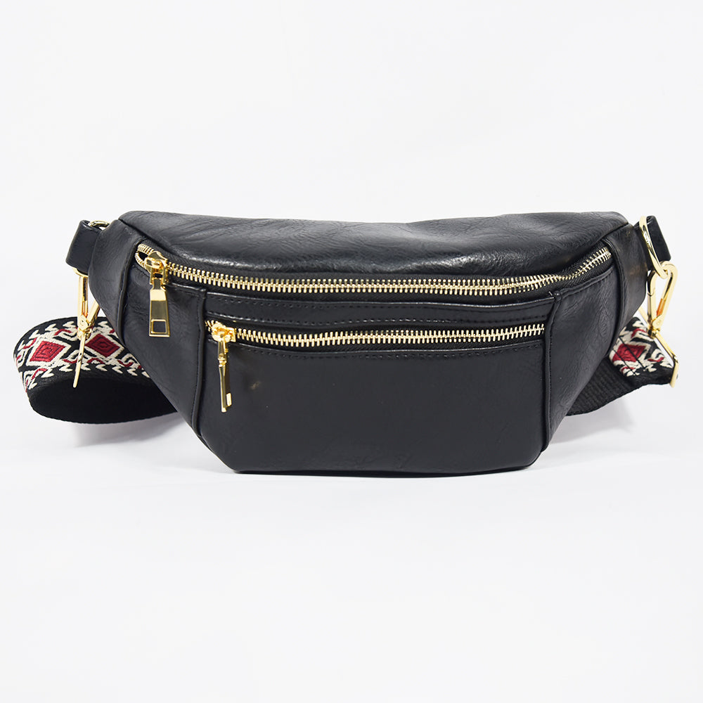 The Soho | Dual Zipper Sling Bag from Babs+Birdie