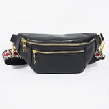 The Soho | Dual Zipper Sling Bag from Babs+Birdie