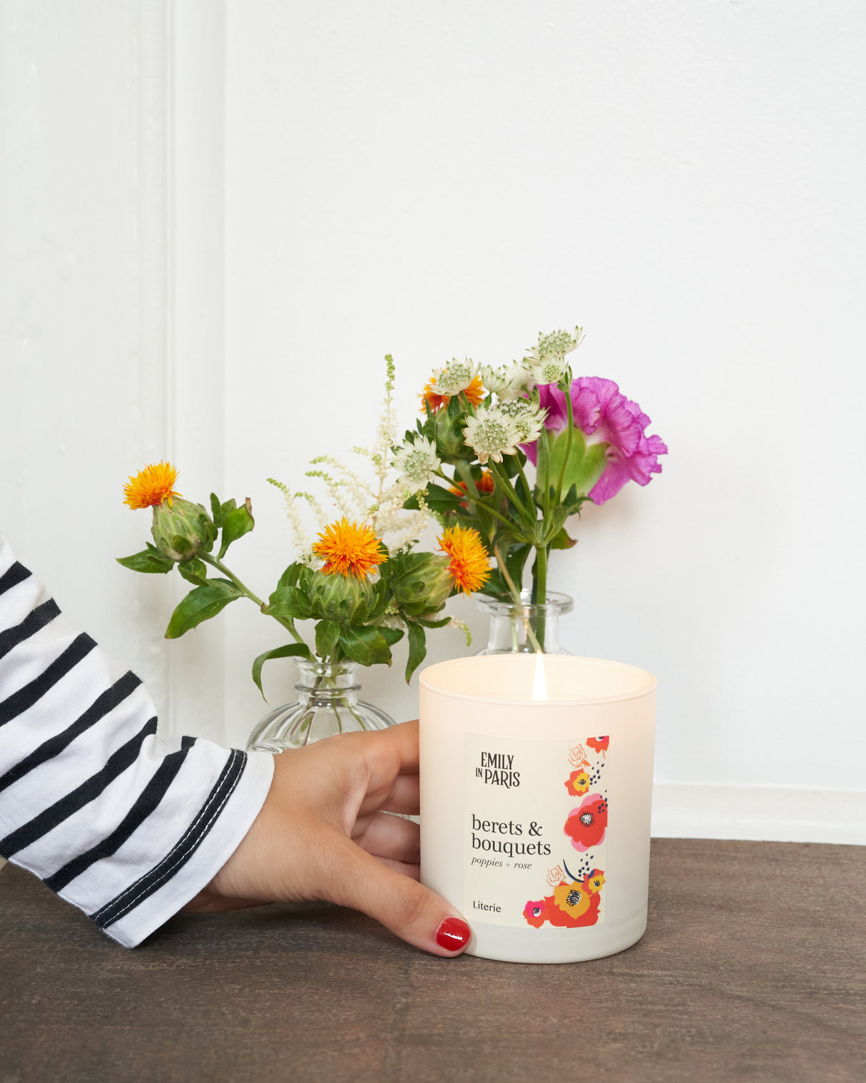 Berets & Bouquets Literie Candles