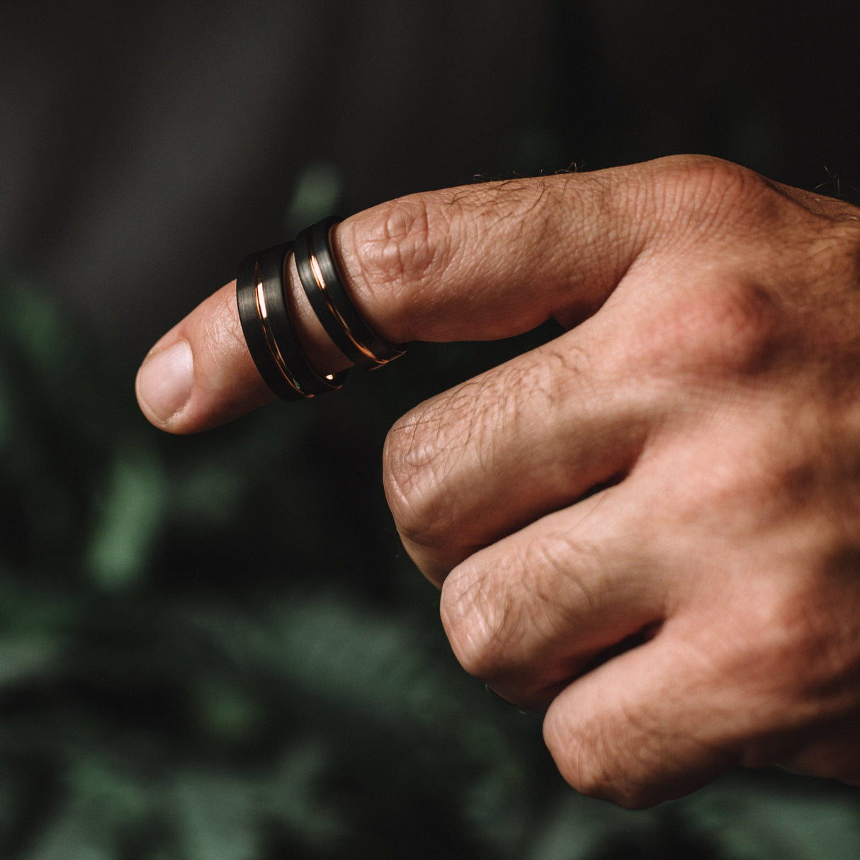 The "Black Knight" Ring From Vintage Gentlemen