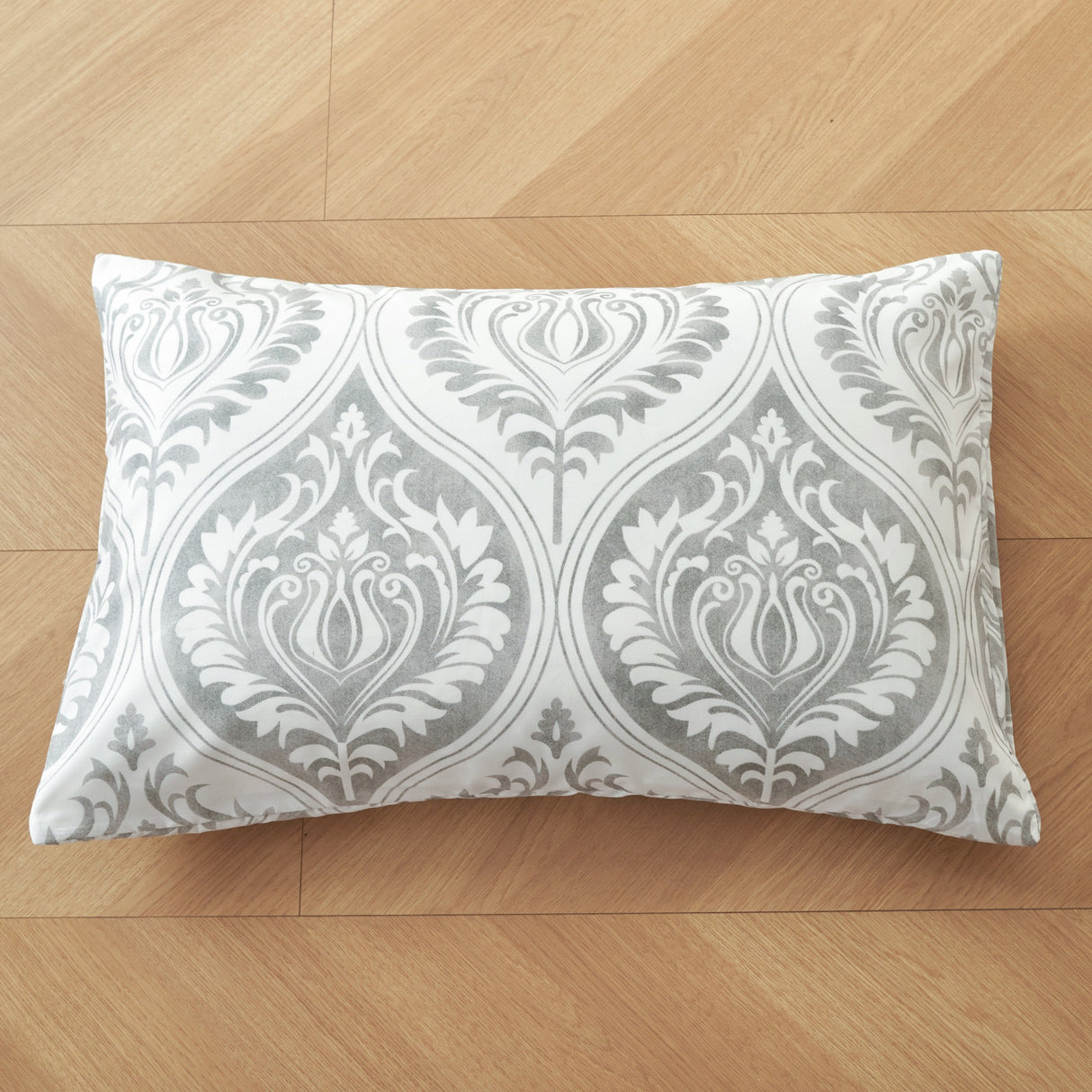 Tache Dreamy Moon Sky Ogee Damask Heather Gray White Duvet Cover (TB300) from Tache Home Fashion