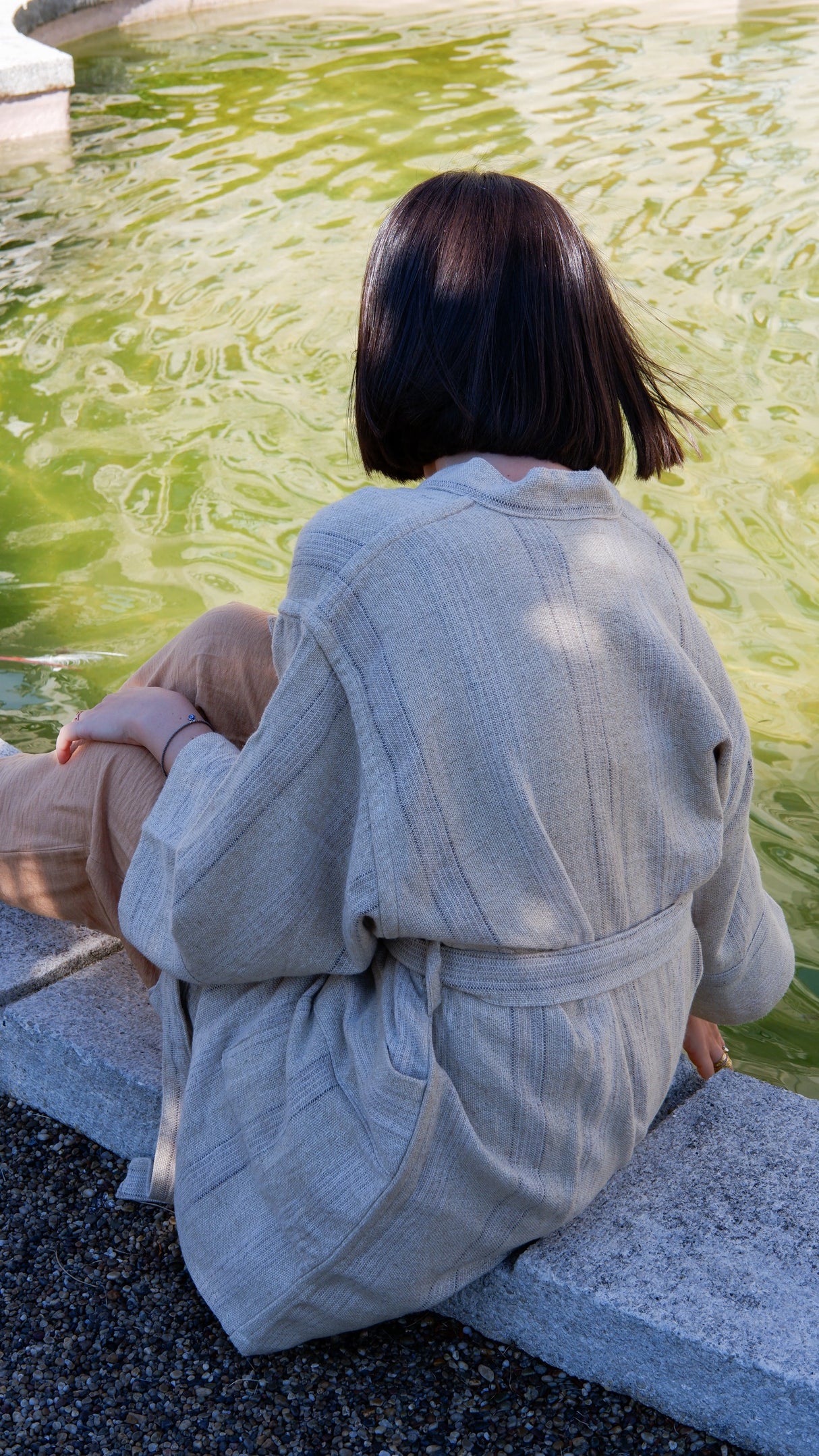 Tuna Kimono Robe From Eastern Woven